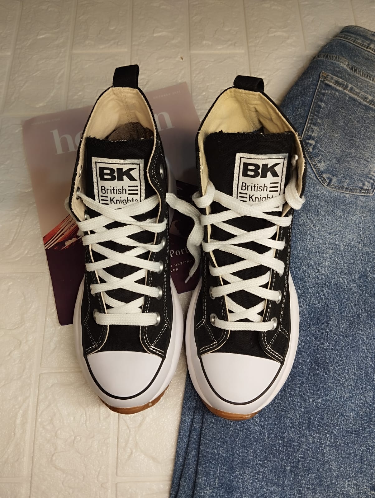 Black high rise chunky BK